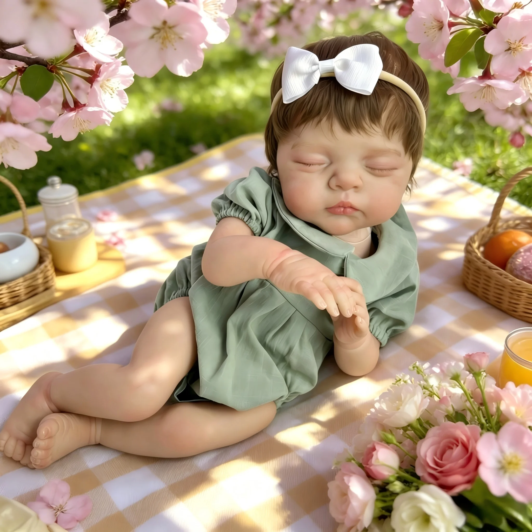 BZDOLL 48 CM Lifelike Reborn Baby Doll 19 Inch Full Vinyl Body Handmade Fashion Birthday Gift for Kids
BZDOLL 48 CM Lifelike Reborn Baby Doll 19 Inch Full Vinyl Body Handmade Fashion Birthday Gift for Kids