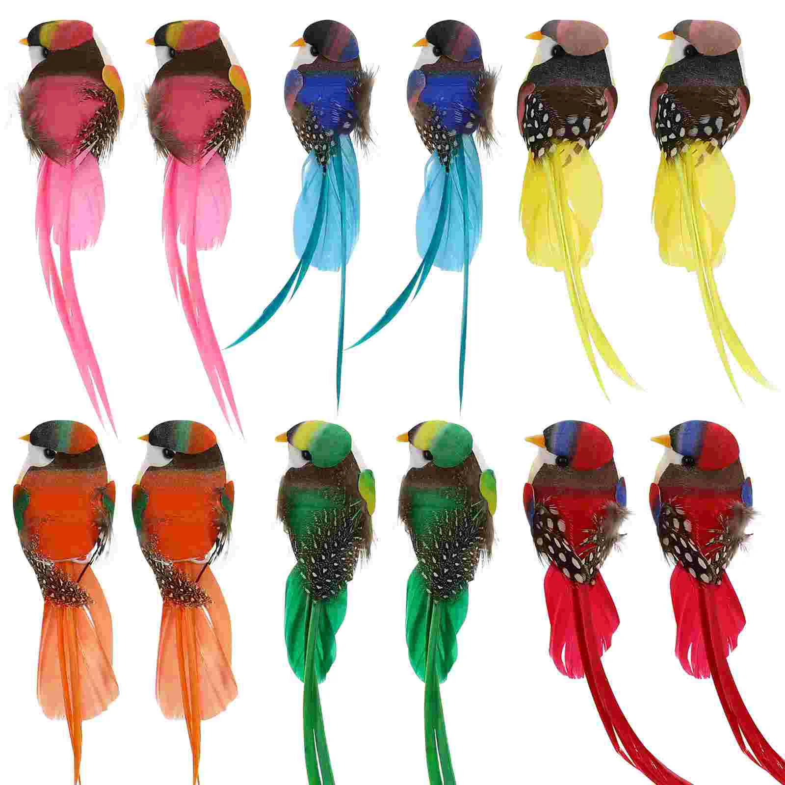 12 Pcs Simulation Foam Birds Realistic Decorative Models Artificial Small naments for Tree Balcony Garden Home Office Party
12 Pcs Simulation Foam Birds Realistic Decorative Models Artificial Small naments for Tree Balcony Garden Home Office Party