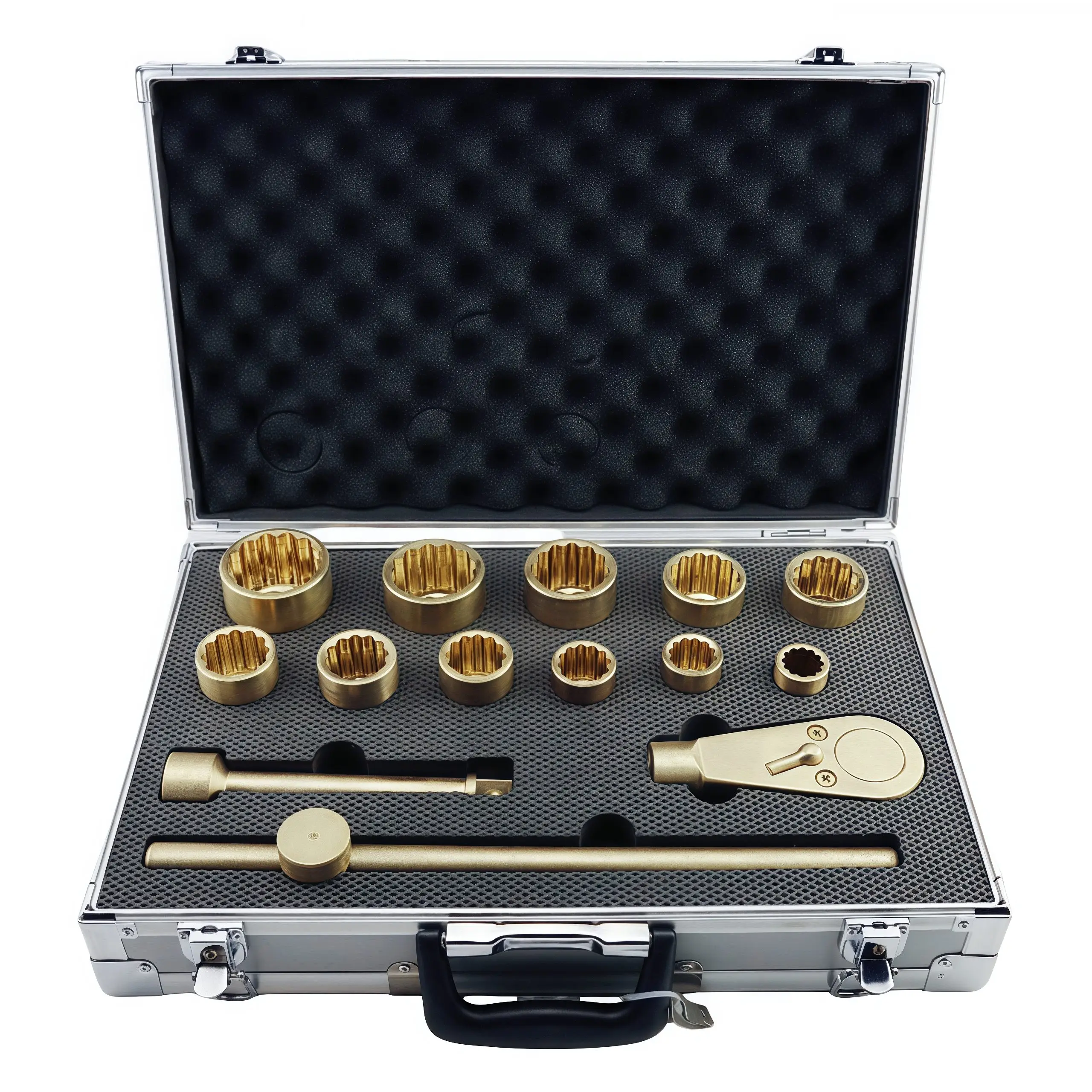 Набор головок 3/4 дюйма из алюминиевой бронзы с широким диапазоном применения 
Набор головок 3/4 дюйма из алюминиевой бронзы с широким диапазоном применения