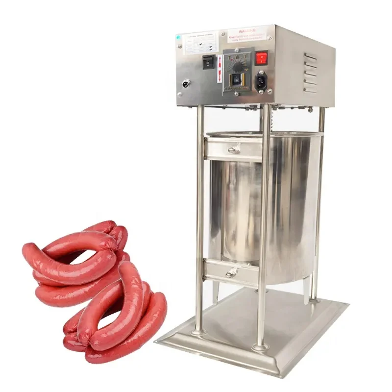 Small Automatic 10L Electric Sausage Stuffing Machine Efficient for Home and Commercial Use for Meat Processing Sausage Making