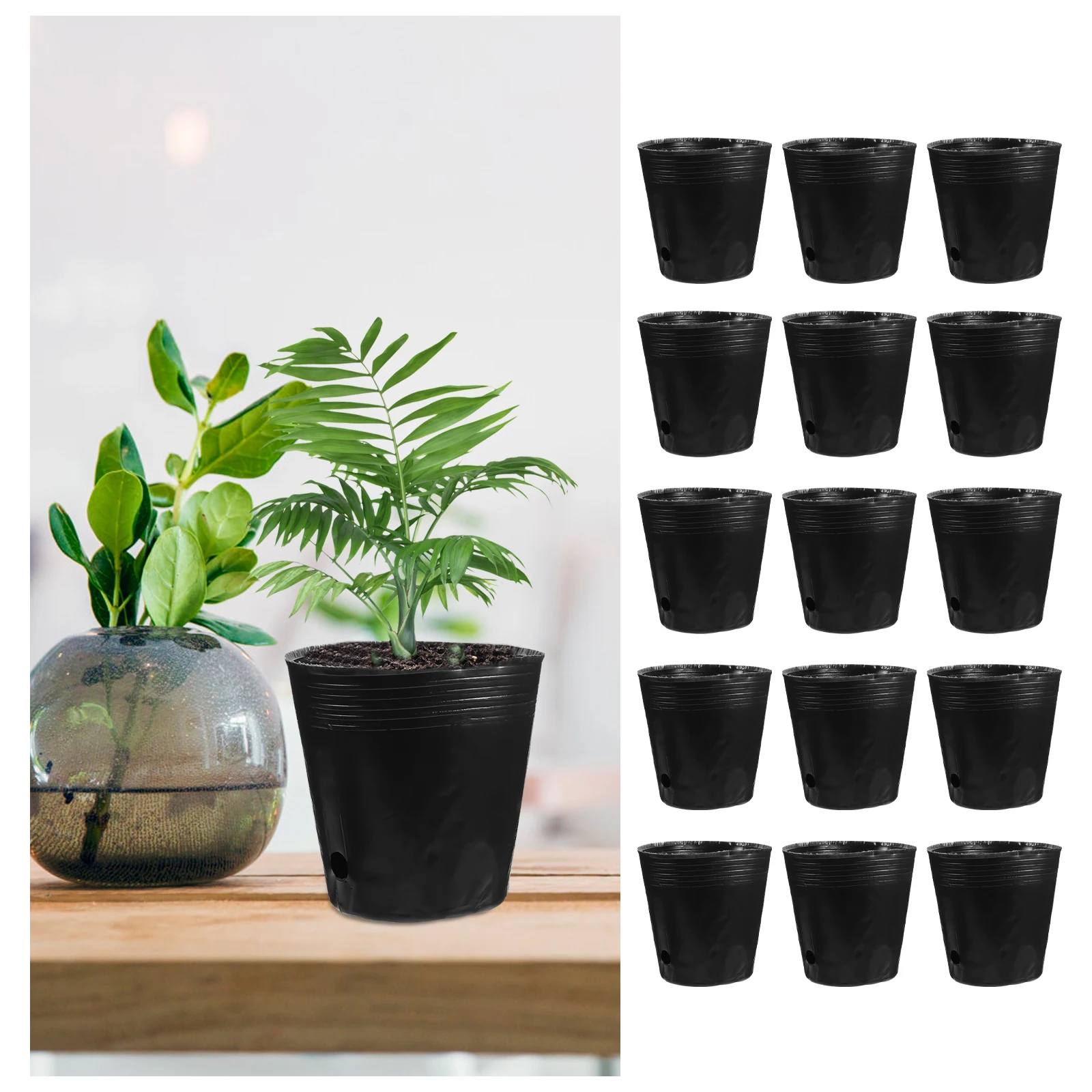 Seedling Bag Planting Cup Grow Pot Black Nutrient Bag for Herbs Vegetables Garden Balcony Durable Water Drainage Succulents
Seedling Bag Planting Cup Grow Pot Black Nutrient Bag for Herbs Vegetables Garden Balcony Durable Water Drainage Succulents