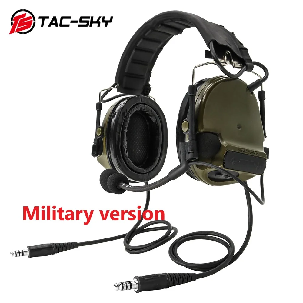 TS TAC-SKY COMTAC III new removable headband dual communication silicone earmuffs tactical military version of the headset
TS TAC-SKY COMTAC III new removable headband dual communication silicone earmuffs tactical military version of the headset