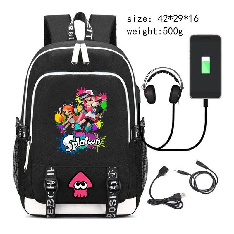 Game Splatoon Backpack For Boys Girls Canvas Outdoor Bagpack Men Laptop Daypack Large Capacity Rucksack Teenager BookBag Gift
Game Splatoon Backpack For Boys Girls Canvas Outdoor Bagpack Men Laptop Daypack Large Capacity Rucksack Teenager BookBag Gift