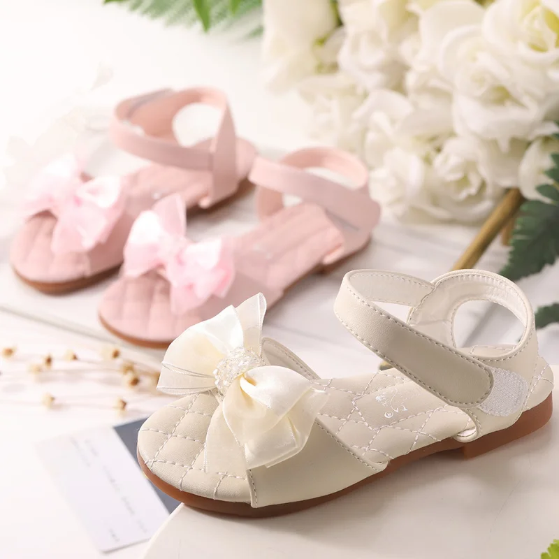 Summer Girls Shoes Children Butterfly-knot Soft Sandals Kids Toddler Solid Color Shoes Korean Princess Open Toe Beach Sandals
Summer Girls Shoes Children Butterfly-knot Soft Sandals Kids Toddler Solid Color Shoes Korean Princess Open Toe Beach Sandals
