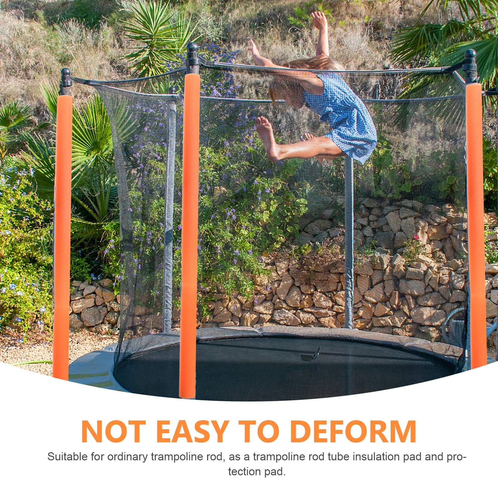 10 шт. защитные чехлы из пеноматериала для стойок батута, противоударные трубчатые накладки, надежно устанавливаются на все типы стойок, для безопасного использования на улице и в помещении
10 шт. защитные чехлы из пеноматериала для стойок батута, противоударные трубчатые накладки, надежно устанавливаются на все типы стойок, для безопасного использования на улице и в помещении