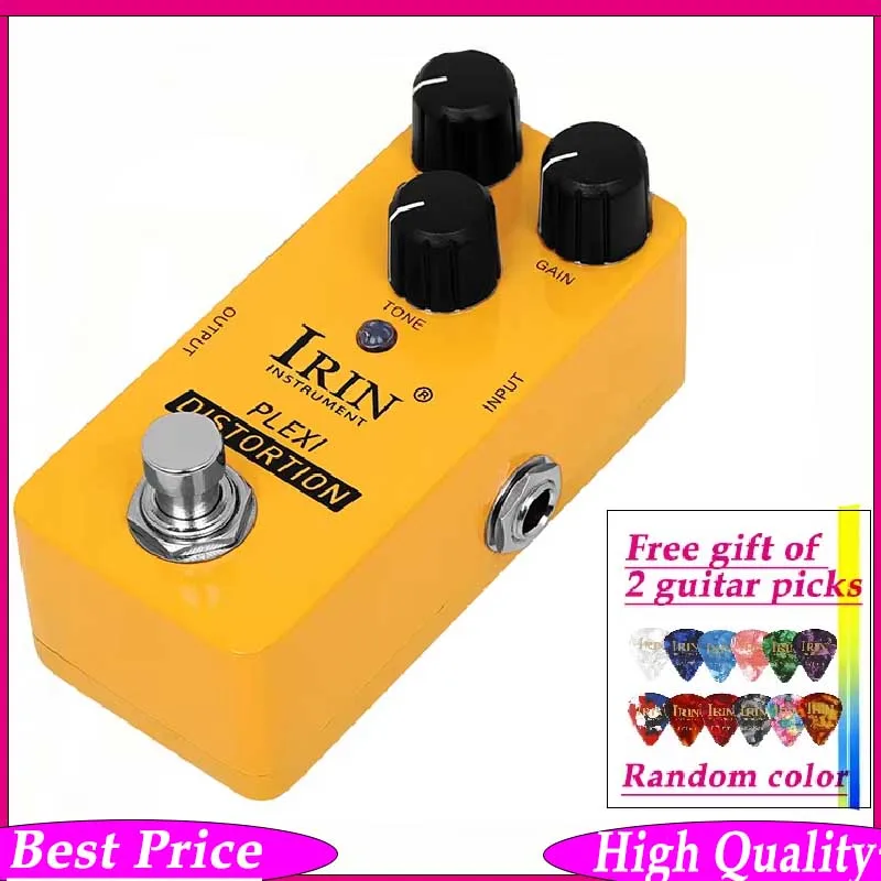 Аналоговая педаль IRIN RS-26 PLEXI DISTORTION - цельнометаллический мини-корпус, True Bypass, винтажный овердрайв для гитары/баса
Аналоговая педаль IRIN RS-26 PLEXI DISTORTION - цельнометаллический мини-корпус, True Bypass, винтажный овердрайв для гитары/баса