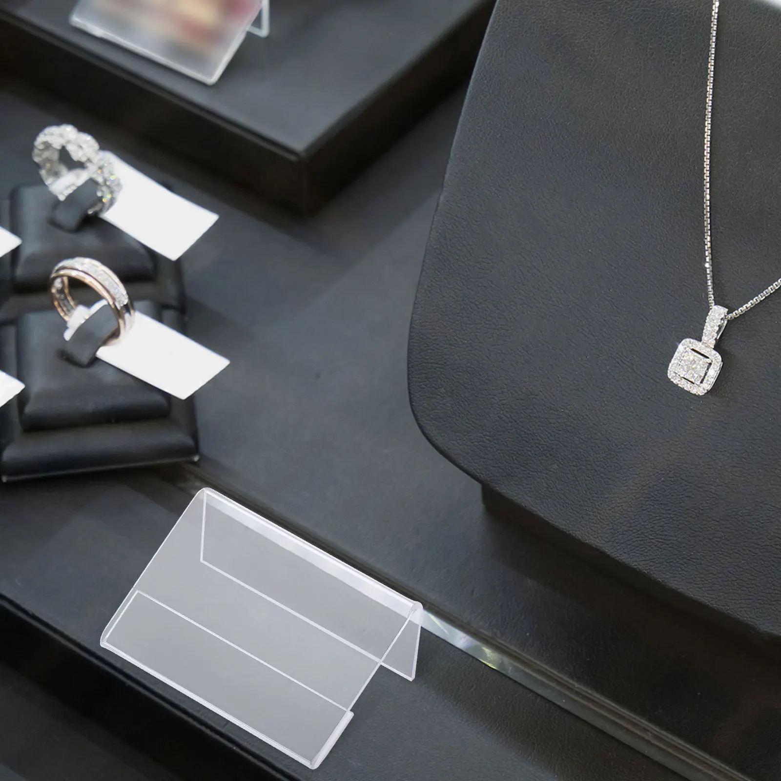 20pcs L Shape Acrylic Display Holder Shatter-Resistant Sign Stand For Price Tags Name Cards Label Rack Slanted Display Stand 
20pcs L Shape Acrylic Display Holder Shatter-Resistant Sign Stand For Price Tags Name Cards Label Rack Slanted Display Stand