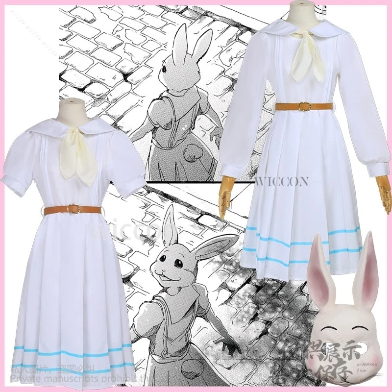 Anime BEASTAARS Cosplay Furry Rabbit Haru Mask Halloween Christmas Dress Costume Lolita Cute Party Woman Girls Suit Customized
Anime BEASTAARS Cosplay Furry Rabbit Haru Mask Halloween Christmas Dress Costume Lolita Cute Party Woman Girls Suit Customized