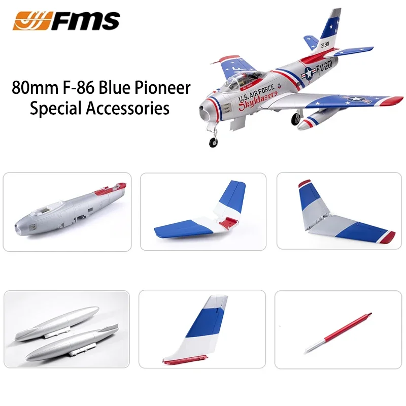 FMS 80 мм F86 Радиоуправляемый истребитель с дистанционным управлением, электрическая модель культиватора, специальные аксессуары-голубая живопись (II)
FMS 80 мм F86 Радиоуправляемый истребитель с дистанционным управлением, электрическая модель культиватора, специальные аксессуары-голубая живопись (II)