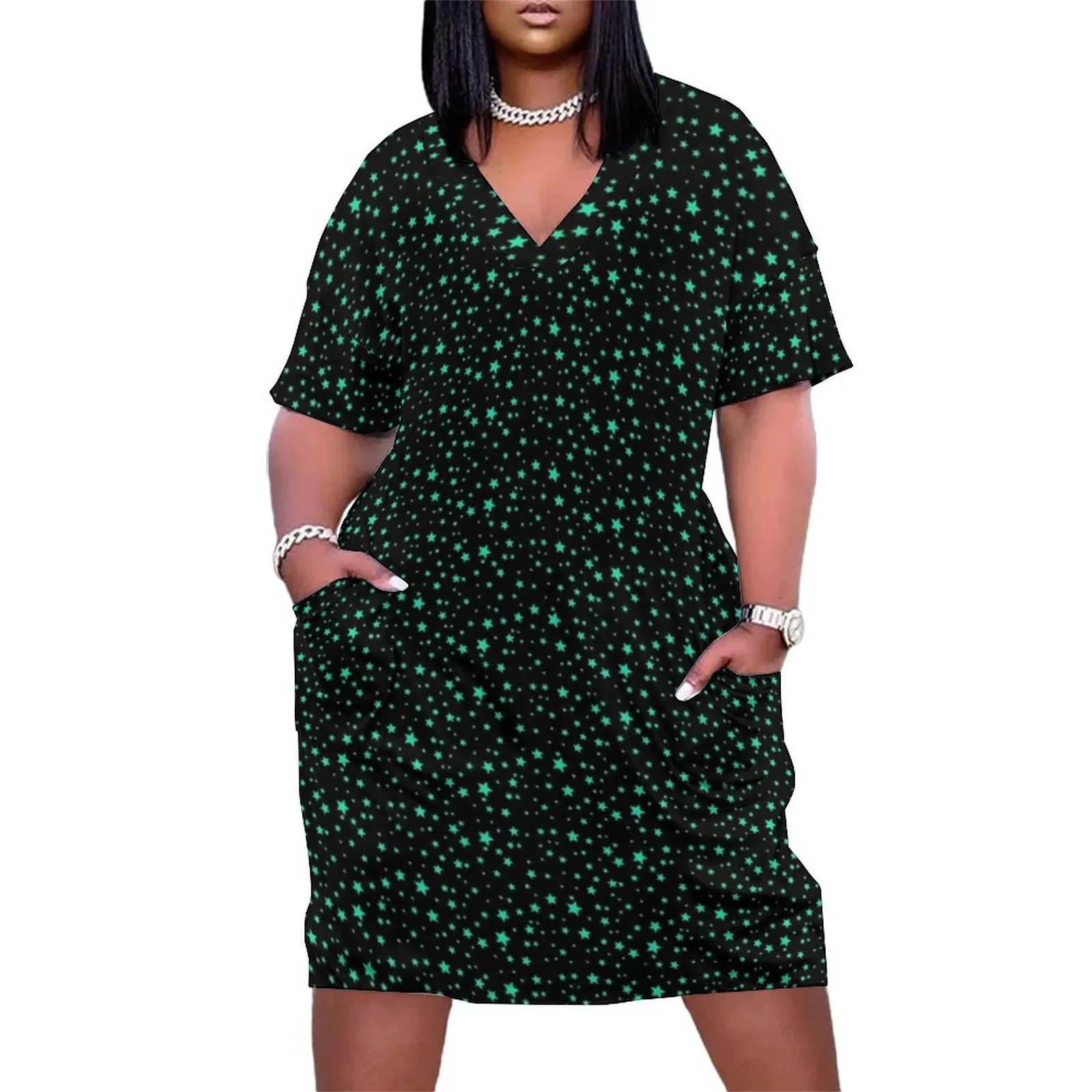 Glow in the Dark Star Pattern Loose Pocket Dress party dresses woman elegant chic wedding evening dresses
Glow in the Dark Star Pattern Loose Pocket Dress party dresses woman elegant chic wedding evening dresses