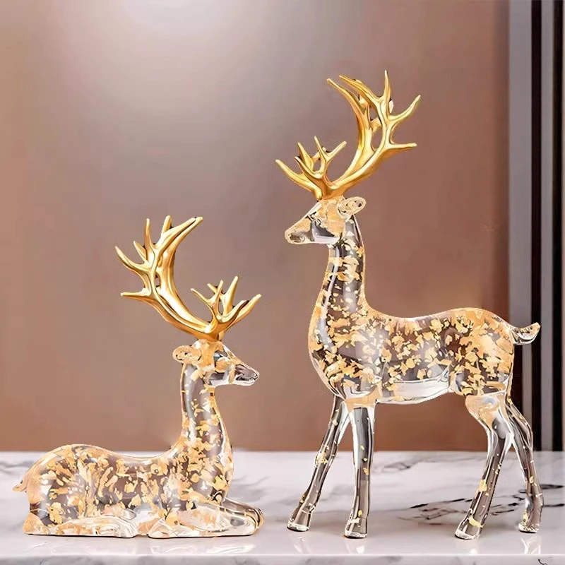 Luxury Feng Shui Deer Ornament - Double Blessings Ceramic Elk Statue for Home Office, TV Cabinet, Entryway Decor & Gift
Luxury Feng Shui Deer Ornament - Double Blessings Ceramic Elk Statue for Home Office, TV Cabinet, Entryway Decor & Gift