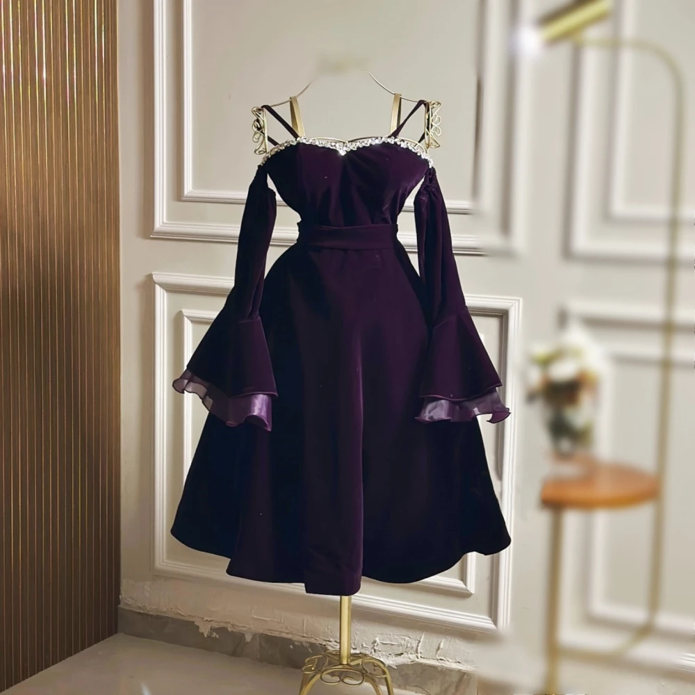 Customized Formal Evening Dress Pleat Rhinestone Off-the-shoulder Temperament Midi Dresses Bespoke Occasion Elegant Party
Customized Formal Evening Dress Pleat Rhinestone Off-the-shoulder Temperament Midi Dresses Bespoke Occasion Elegant Party