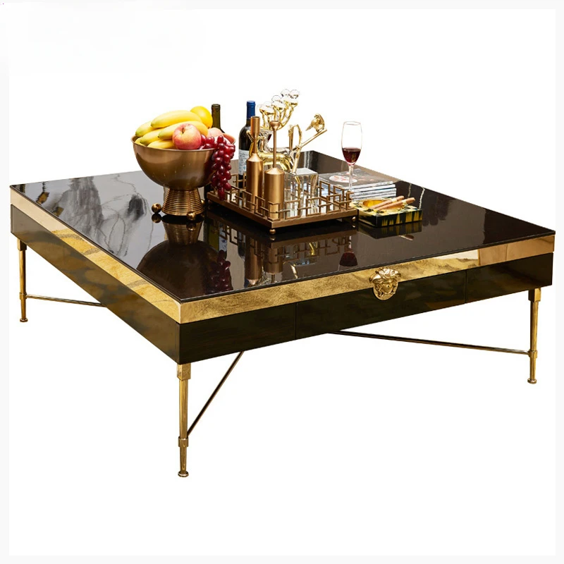 Modern Morocco New Classical Postmodern Square Stainless Steel Coffee Table Tea Table for Living Room
Modern Morocco New Classical Postmodern Square Stainless Steel Coffee Table Tea Table for Living Room