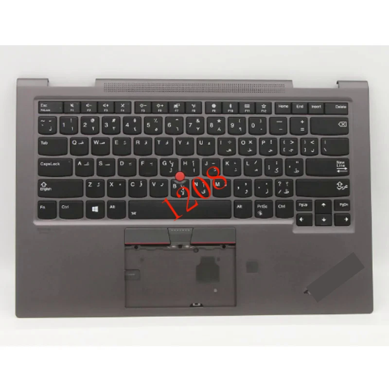New for Lenovo ThinkPad Laptop C-Cover with keyboard Arabic Iron Grey 5M10V24838 X1 Yoga 4th Gen
New for Lenovo ThinkPad Laptop C-Cover with keyboard Arabic Iron Grey 5M10V24838 X1 Yoga 4th Gen