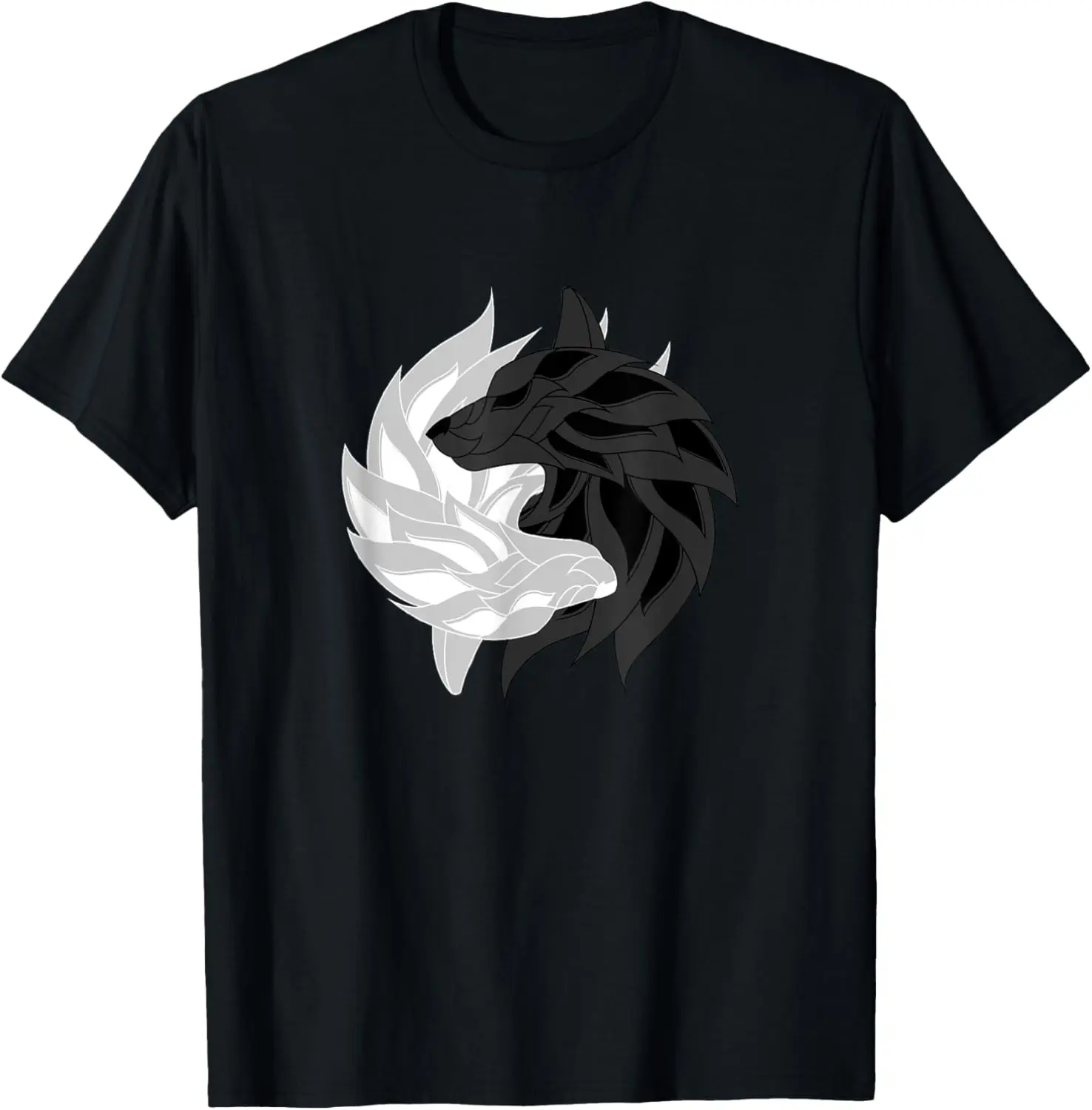 Yin Yang Wolf Spiritual Skoll & Hati Zen T-Shirt 100% Cotton O-Neck Short Sleeve Summer Casual Mens T-shirt Streetwear
Yin Yang Wolf Spiritual Skoll & Hati Zen T-Shirt 100% Cotton O-Neck Short Sleeve Summer Casual Mens T-shirt Streetwear