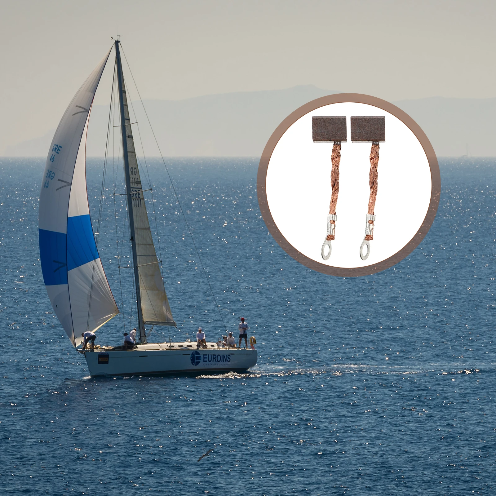 2Pcs Carbon Brush for Motor Simple Design Durable Use Excellent Workmanship Easy Installation Ship Accessories Propeller
2Pcs Carbon Brush for Motor Simple Design Durable Use Excellent Workmanship Easy Installation Ship Accessories Propeller