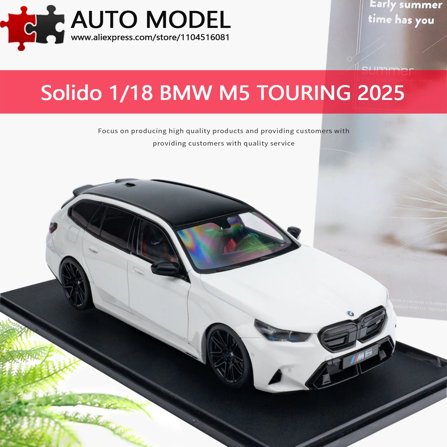 Model Car 1 18 Solido Bmw M5 G90 Touring 2025 Open the Doors Metal Miniature Car Toys and Hobbies Adult Toy Collectible Cars
Model Car 1 18 Solido Bmw M5 G90 Touring 2025 Open the Doors Metal Miniature Car Toys and Hobbies Adult Toy Collectible Cars