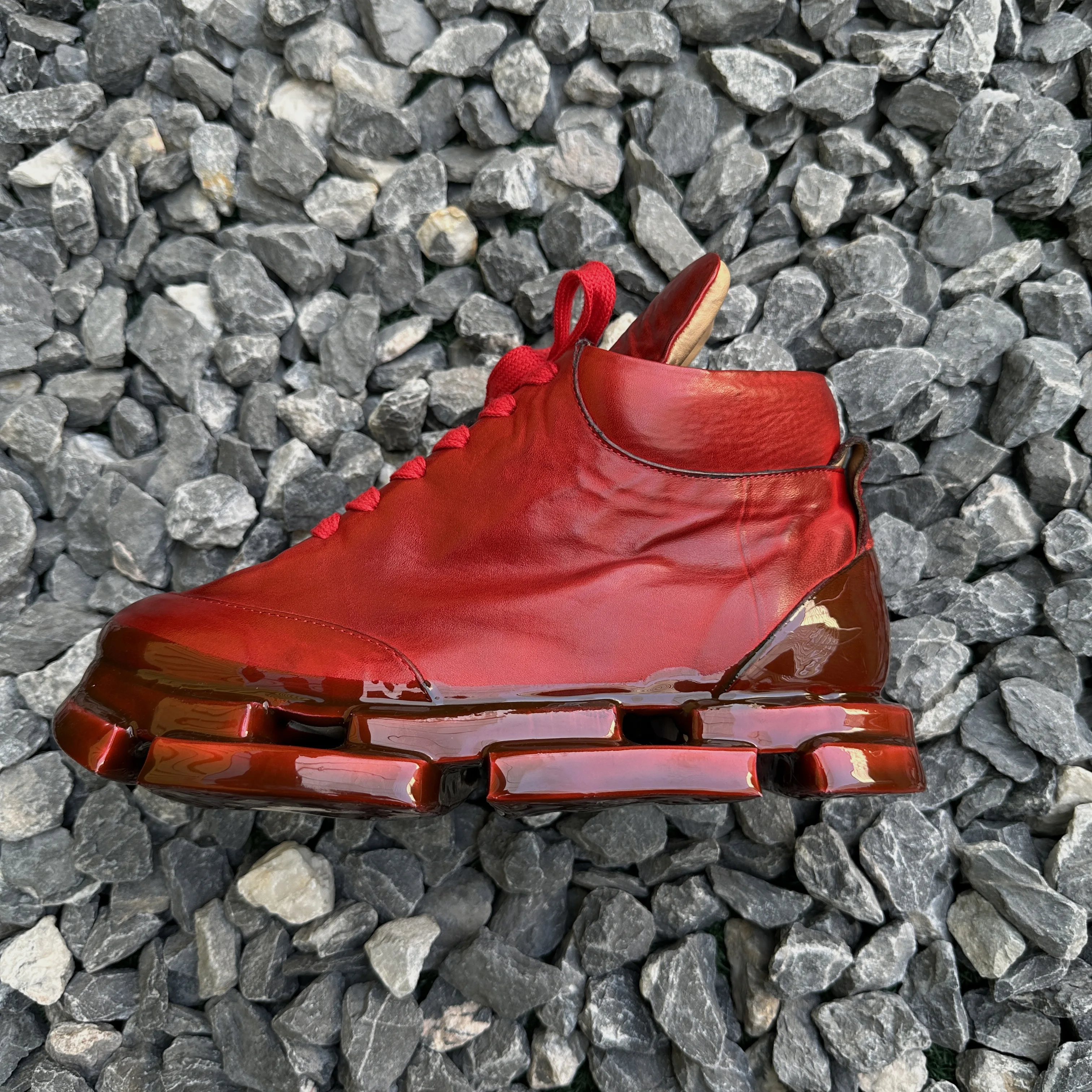 Original Design Customized Real Picture Men Thick Sole Catwalk Platform Dissolve Sole Lace Up Real Leather Boots
Original Design Customized Real Picture Men Thick Sole Catwalk Platform Dissolve Sole Lace Up Real Leather Boots