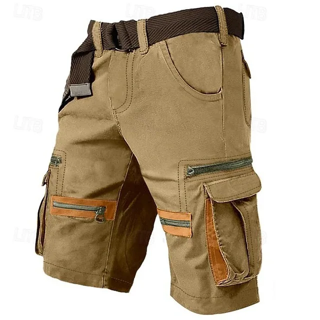 Male Multi Pocket Cargo Shorts Without Sashes Summer Knee Length Men's Straight Casual Shorts Fashion Retro Basic Short Pants
Male Multi Pocket Cargo Shorts Without Sashes Summer Knee Length Men's Straight Casual Shorts Fashion Retro Basic Short Pants