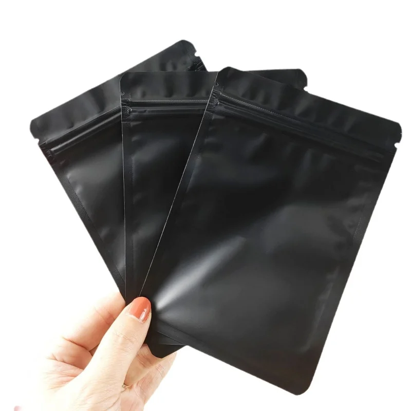 100PCS Flat Matte Black Al Foil Ziplock Packaging Bag DIY Matcha Snack Coffee Sugar Beaf Biscuit Candy Tea Gift Storage Pouches
100PCS Flat Matte Black Al Foil Ziplock Packaging Bag DIY Matcha Snack Coffee Sugar Beaf Biscuit Candy Tea Gift Storage Pouches