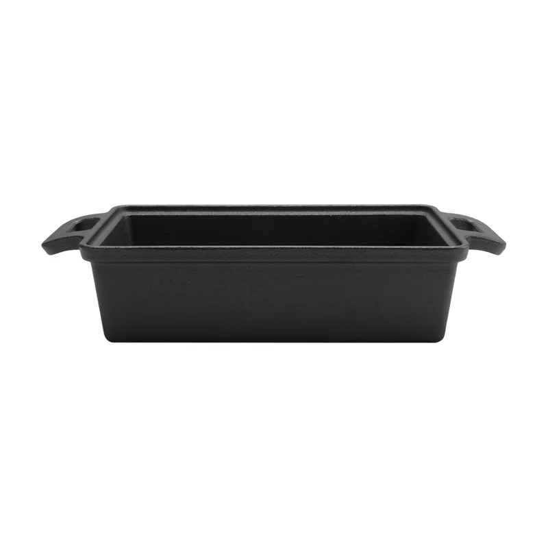 A88E-Set Of 2 Cast Iron Bread,Loaf Pans With Lids, Heavy Duty For Oven For Baking(Black)
A88E-Set Of 2 Cast Iron Bread,Loaf Pans With Lids, Heavy Duty For Oven For Baking(Black)