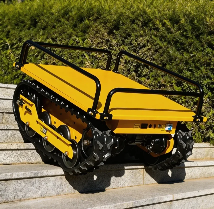 Remote Control Mini Electric Tracked All-terrain Transport Vehicle for Household and Industrial Construction Cargo Handling
Remote Control Mini Electric Tracked All-terrain Transport Vehicle for Household and Industrial Construction Cargo Handling