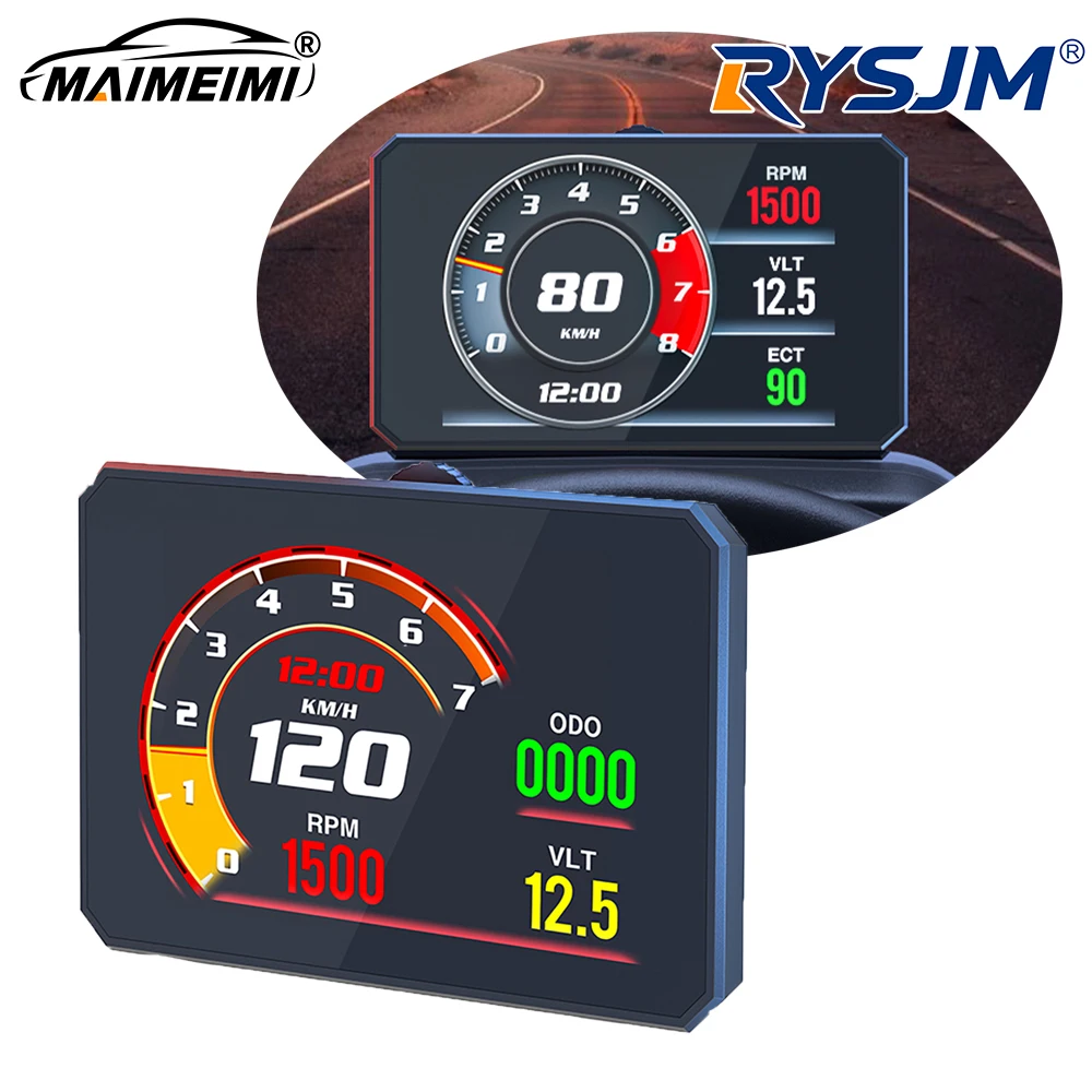 P16 HUD OBD2-дисплей, бортовой компьютер, автомобильный спидометр, умный цифровой тахометр, проектор скорости, EOBD, индикатор температуры воды и масла
P16 HUD OBD2-дисплей, бортовой компьютер, автомобильный спидометр, умный цифровой тахометр, проектор скорости, EOBD, индикатор температуры воды и масла