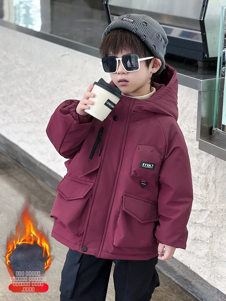 Thiened Rabbit Fur Jaet for Boys Autumn Winter Hooded Windbreaker Cool Sli Little Boy Coat Warm Casual Sle Zipper C...
Thiened Rabbit Fur Jaet for Boys Autumn Winter Hooded Windbreaker Cool Sli Little Boy Coat Warm Casual Sle Zipper C...