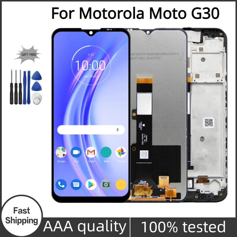 G30 6,5 "ЖК-дисплей для Motorola Moto G30 XT2129-1 PAML0000IN, ЖК-дисплей, сенсорный экран, дигитайзер, сборная Замена
G30 6,5 "ЖК-дисплей для Motorola Moto G30 XT2129-1 PAML0000IN, ЖК-дисплей, сенсорный экран, дигитайзер, сборная Замена