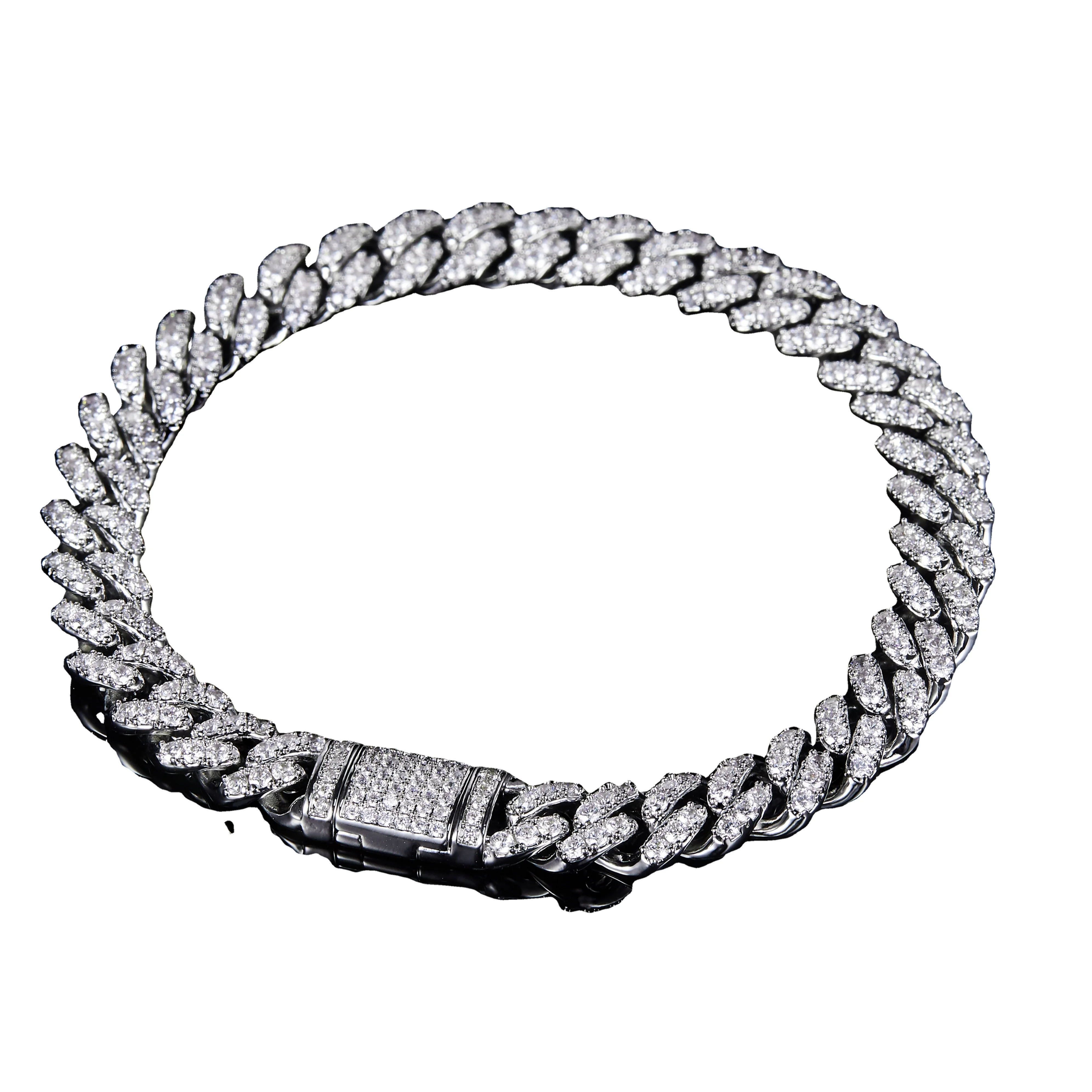 Popular Vvs D Moissanite Diamond 925 Silver Cuban Link Width 6mm Length 20 Inches Necklace For Girls
Popular Vvs D Moissanite Diamond 925 Silver Cuban Link Width 6mm Length 20 Inches Necklace For Girls