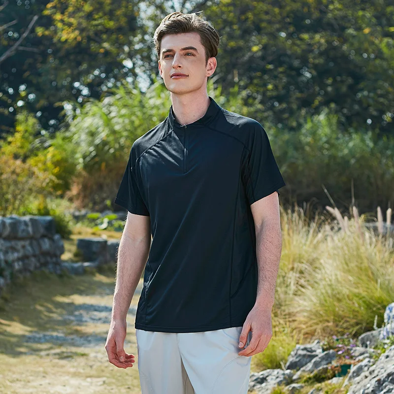 Summer Outdoor Sports Men's T-shirt Round Neck Hiking Camping Short Sleeved Fitness Tactical Hunting Ice Silk Quick Drying Top
Summer Outdoor Sports Men's T-shirt Round Neck Hiking Camping Short Sleeved Fitness Tactical Hunting Ice Silk Quick Drying Top