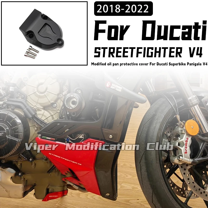 For Ducati Superbike Panigale V4 modified oil pan protection cover Engine chassis protection cover 2018 2019 2020 2021 2022
For Ducati Superbike Panigale V4 modified oil pan protection cover Engine chassis protection cover 2018 2019 2020 2021 2022