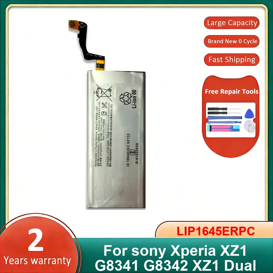 Аккумулятор для мобильного телефона Sony Xperia XZ1 G8341 G8342 Dual, LIP1645ERPC, новые батареи
Аккумулятор для мобильного телефона Sony Xperia XZ1 G8341 G8342 Dual, LIP1645ERPC, новые батареи
