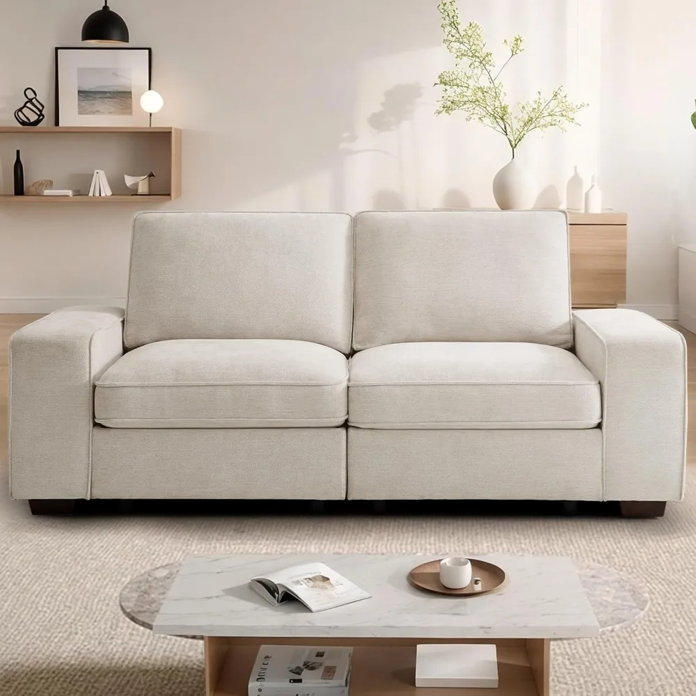 73" Modular Sofa Couch with Seat Storage, Modern 2-Seater Chenille Sofa for Side Pockets, RemovableCover Children's Sofas
73" Modular Sofa Couch with Seat Storage, Modern 2-Seater Chenille Sofa for Side Pockets, RemovableCover Children's Sofas