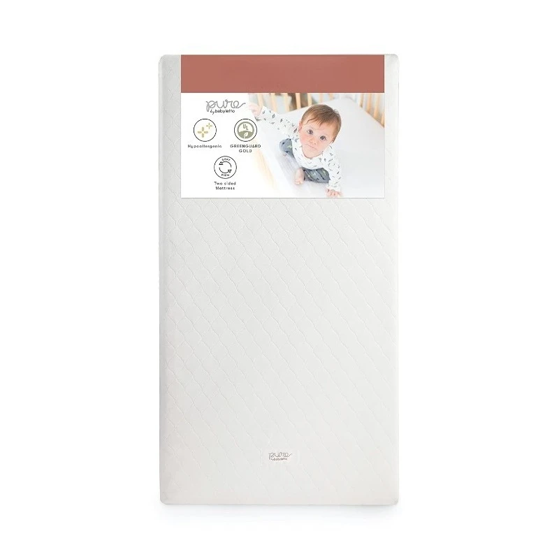 Pure Core Crib Mattress, Hybrid Quilted Waterproof Cover, 2-Stage, Greenguard Gold Certified
Pure Core Crib Mattress, Hybrid Quilted Waterproof Cover, 2-Stage, Greenguard Gold Certified