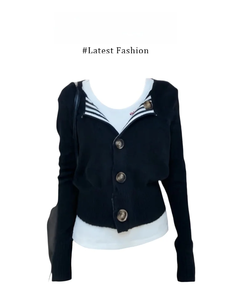 Korean Style Knitted Open Cardigan Sweater Autumn Winter Inner Stitched Tank Top Set Light Luxury Embroidery City Walk Long S...
Korean Style Knitted Open Cardigan Sweater Autumn Winter Inner Stitched Tank Top Set Light Luxury Embroidery City Walk Long S...