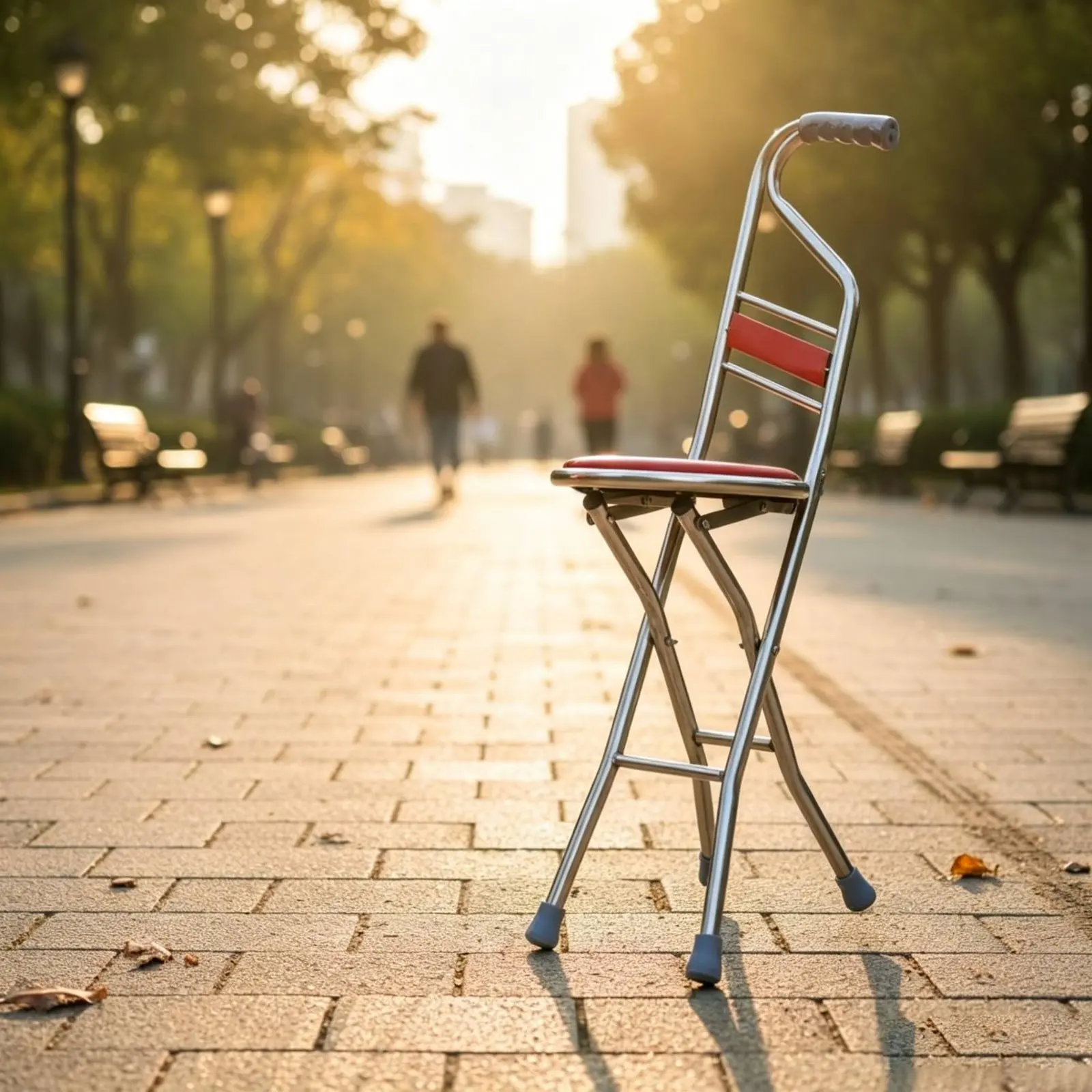 Four-Legged Walking Cane Chair Height Adjustable Foldable Walking Stick Seat 4-Leg Cane Stool Multifunctional Mobility Aid
Four-Legged Walking Cane Chair Height Adjustable Foldable Walking Stick Seat 4-Leg Cane Stool Multifunctional Mobility Aid