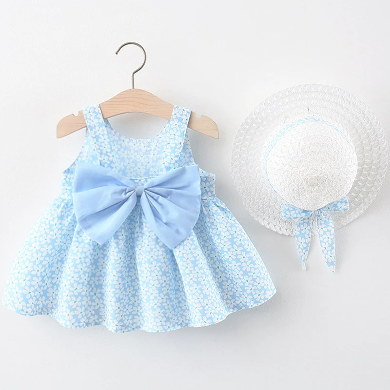 2Piece Summer Infant Girl Clothes Korean Cute Bow Flowers Print Sleeveless Toddler Dresses+Sunhat Kids Dress Baby Clothing BC001
2Piece Summer Infant Girl Clothes Korean Cute Bow Flowers Print Sleeveless Toddler Dresses+Sunhat Kids Dress Baby Clothing BC001