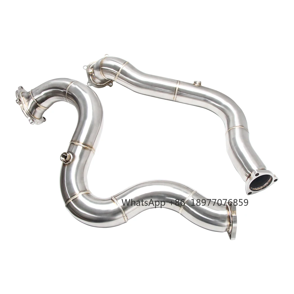 New 304 Stainless Steel Downpipe For Audi C7 C7.5 RS7 RS6 S6 S7 4G 4.0T TFSI QUATTRO 2012-2018 Race Cars Enhanced Performance
New 304 Stainless Steel Downpipe For Audi C7 C7.5 RS7 RS6 S6 S7 4G 4.0T TFSI QUATTRO 2012-2018 Race Cars Enhanced Performance