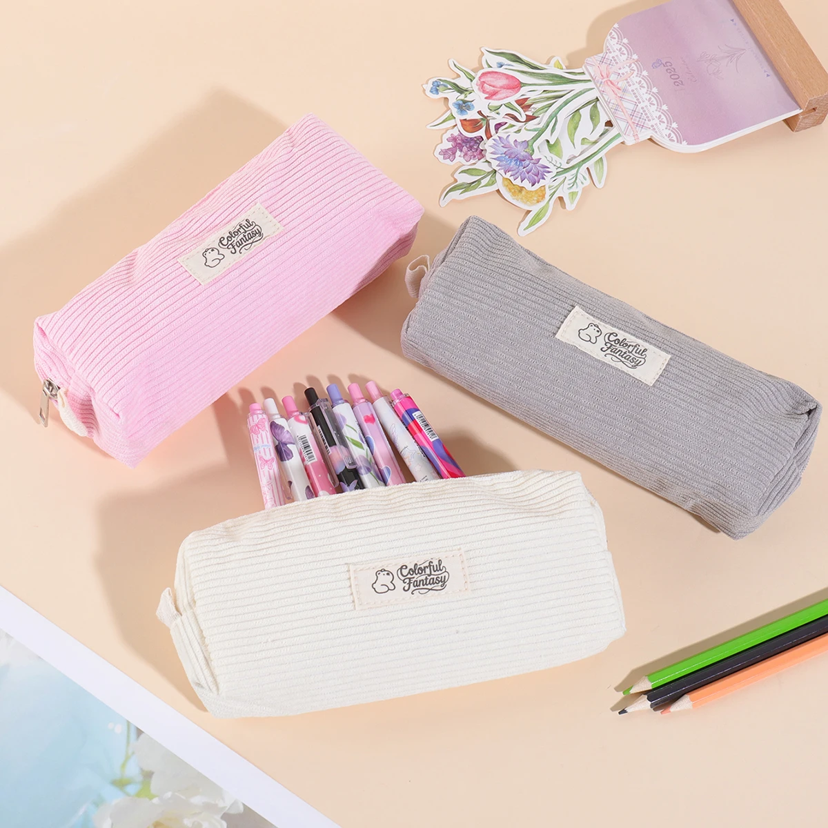 Милый вельветовый пенал с вышивкой в виде медвежонка, сумка для ручек, подарок для девочки, школьницы, офисный органайзер для канцелярских принадлежностей
Милый вельветовый пенал с вышивкой в виде медвежонка, сумка для ручек, подарок для девочки, школьницы, офисный органайзер для канцелярских принадлежностей