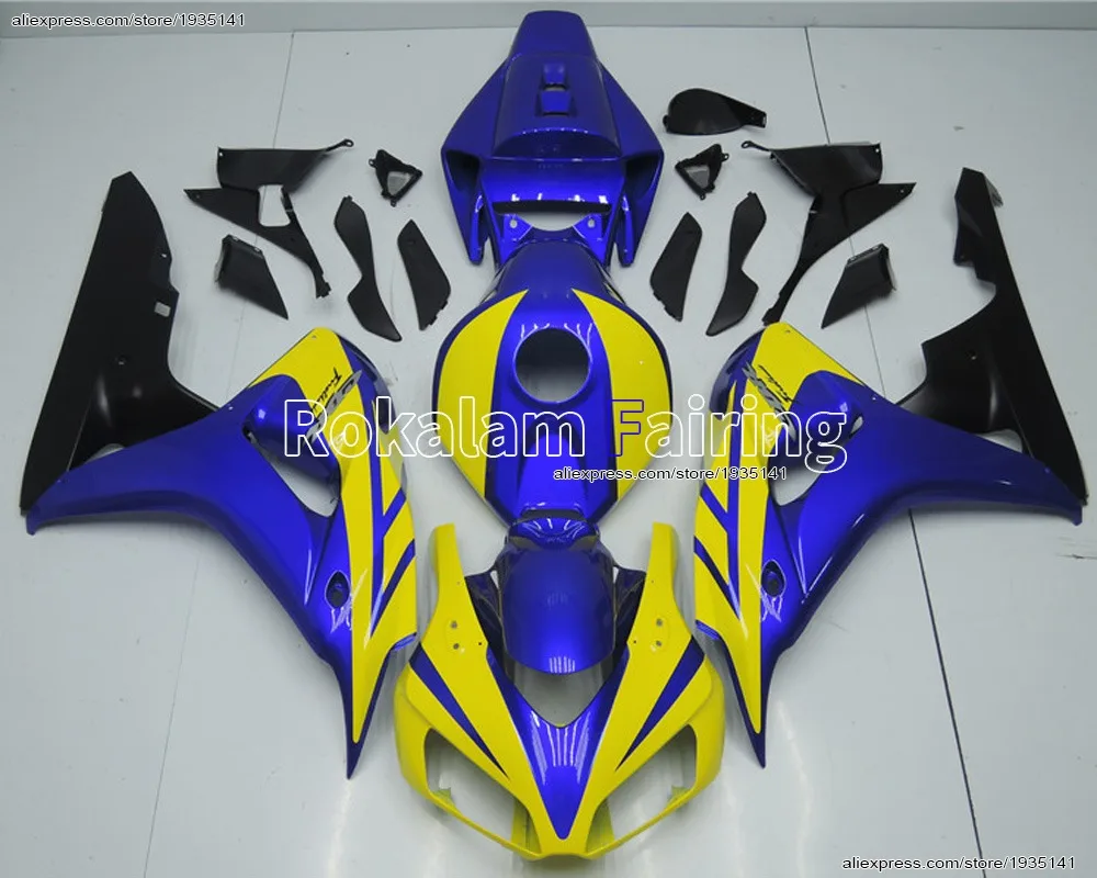 Комплект кузова для Honda 2006 2007 CBR1000RR 06 07 1000 RR CBR желтый, синий, черный обтекатель кузова мотоцикла (литье под давлением)
Комплект кузова для Honda 2006 2007 CBR1000RR 06 07 1000 RR CBR желтый, синий, черный обтекатель кузова мотоцикла (литье под давлением)
