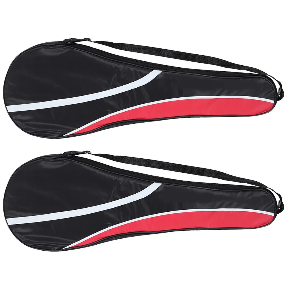 2Pcs Reusable Racket Bag High Density Oxford Cloth Pressure Resistant Smooth Zipper Pull Head Comfortable Fit Badminton Tennis
2Pcs Reusable Racket Bag High Density Oxford Cloth Pressure Resistant Smooth Zipper Pull Head Comfortable Fit Badminton Tennis