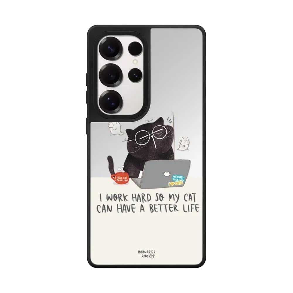Cartoon Work Black Cat Mirror Magnetic Case: Compatible with Samsung Galaxy S23 U S24U S25 S26 Ultra S25+ S26 Plus Shell
Cartoon Work Black Cat Mirror Magnetic Case: Compatible with Samsung Galaxy S23 U S24U S25 S26 Ultra S25+ S26 Plus Shell