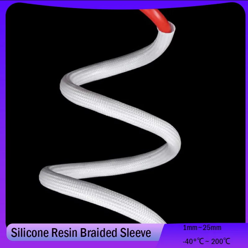 ID 1 ~ 25mm 200 Deg.C Silicone Fiberglass Sleeving Flame Resistant Silicone Resin Insulate Cable Protect Tubing
ID 1 ~ 25mm 200 Deg.C Silicone Fiberglass Sleeving Flame Resistant Silicone Resin Insulate Cable Protect Tubing