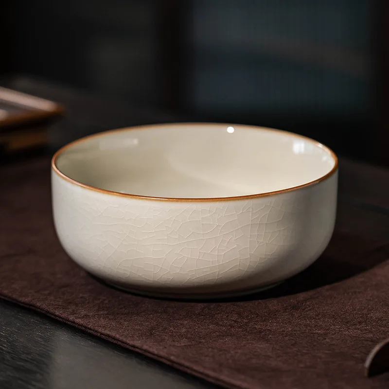 Бежевая чашка для мытья чая Ru в печи, чаша для мытья воды, банка для остатков чая, керамический чайный сервиз, аксессуары, устройство для мытья чая, чайная раковина Jian S 
Бежевая чашка для мытья чая Ru в печи, чаша для мытья воды, банка для остатков чая, керамический чайный сервиз, аксессуары, устройство для мытья чая, чайная раковина Jian S