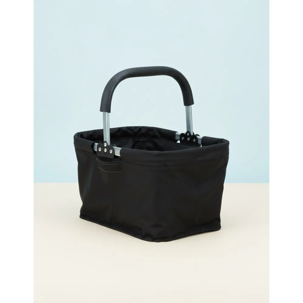 Collapsible Market Basket with Aluminum Frame, Large Zip Pocket, 17x11x18 Inch Foldable Shopping Bag for Groceries & Picnics
Collapsible Market Basket with Aluminum Frame, Large Zip Pocket, 17x11x18 Inch Foldable Shopping Bag for Groceries & Picnics