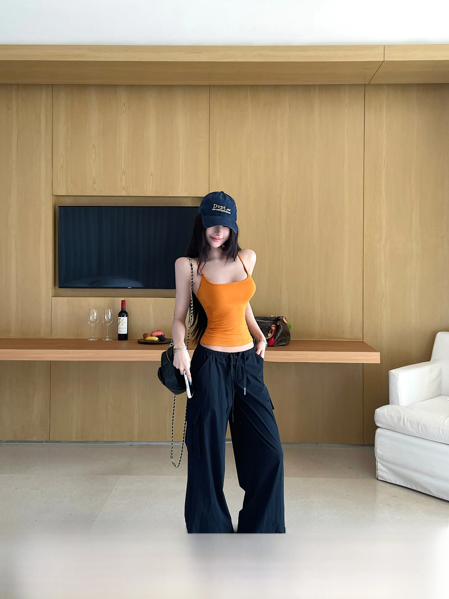 Loose Wide Leg Workwear Pants Casual Straight Leg Trousers for Women Korean Style Summer New Arrival High Waist Trousers
Loose Wide Leg Workwear Pants Casual Straight Leg Trousers for Women Korean Style Summer New Arrival High Waist Trousers