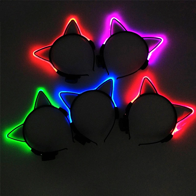 Cute Cat Ears LED Light Up Headband Colorful Cat Hair Band For Nightclub Rave Party Bachelor Supplies Children Birthday Gift
Cute Cat Ears LED Light Up Headband Colorful Cat Hair Band For Nightclub Rave Party Bachelor Supplies Children Birthday Gift