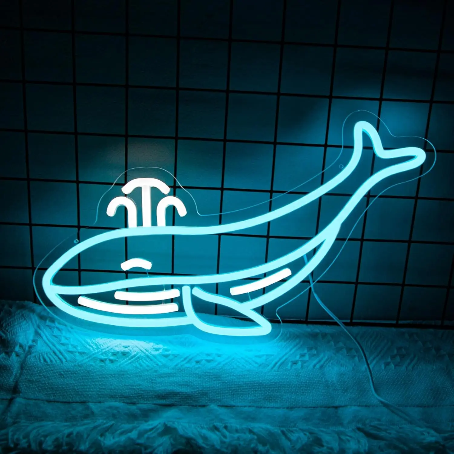 Whale Neon Sign Cute Led Lights for Wall Decor Bedroom Ocean World sea animals Fish Home Art Kid Teen Gifts USB Powered
Whale Neon Sign Cute Led Lights for Wall Decor Bedroom Ocean World sea animals Fish Home Art Kid Teen Gifts USB Powered