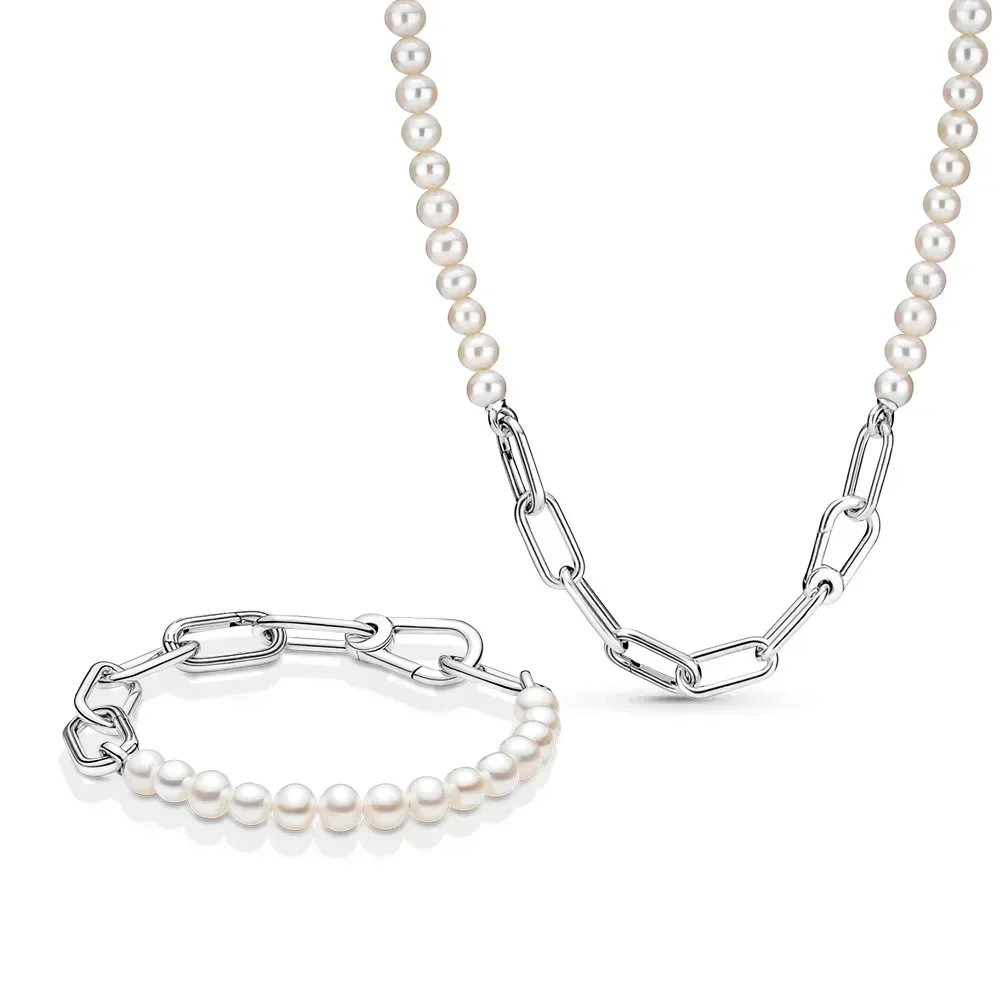 2023 New Pearl bracelet 925 Sterling Silver jewelry necklace Fit original Me charm for women Loved Jewelry Party Gift Making
2023 New Pearl bracelet 925 Sterling Silver jewelry necklace Fit original Me charm for women Loved Jewelry Party Gift Making